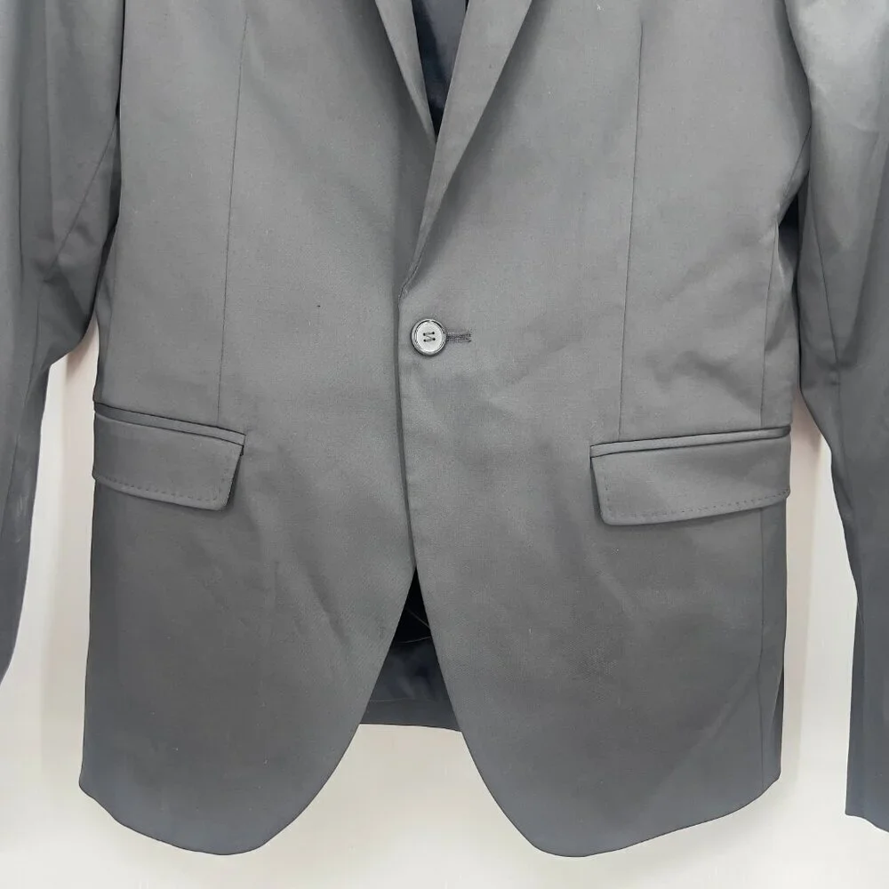 Zara Man Black Blazer Jacket – Size 38 USA / EUR 48 – Slim Fit